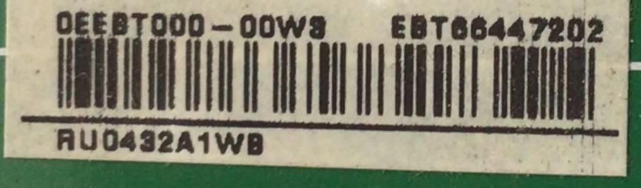 MAIN PARA SMART TV LG 4K / NUMERO DE PARTE EBT66447202 / EAX69083603 / 66447202 / OEEBT000-00WS / RU0432A1WB / PANEL NC650DQG- AAGX5 / MODELO 65UN6950ZUA.BUSWLKR - Imagen 3